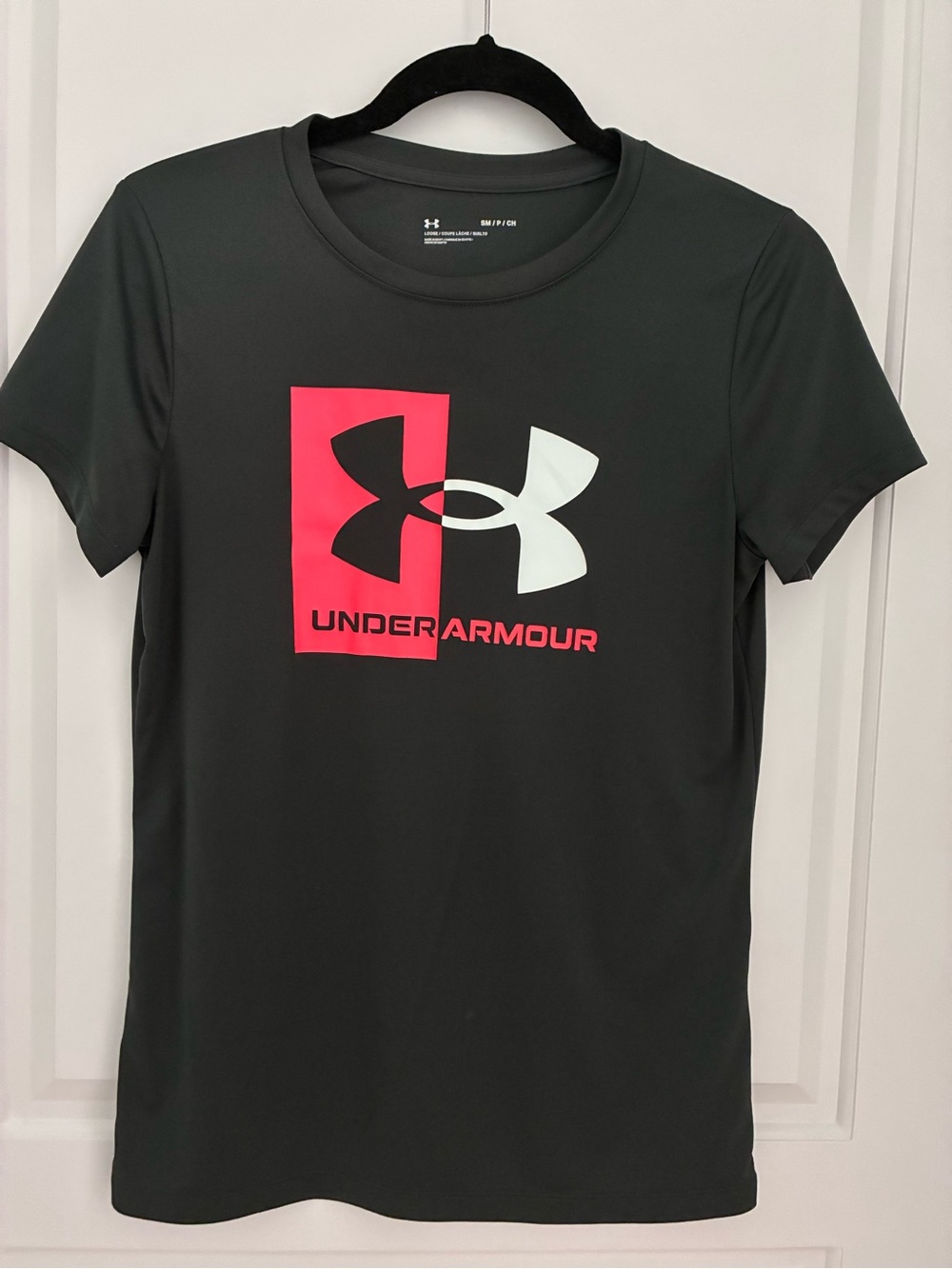 Under Armour Women’s Black Performance Tee with Logo -  Size Small